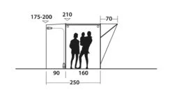 Outwell Newburg 160 Poled Drive Away Awning -Vango Shop 111101 newburg 160 drawing other5