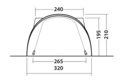 Outwell Lakecrest Drive Away Awning -Vango Shop 111166 lakecrest drawing other5