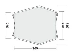 Outwell Woodcrest Drive Away Awning -Vango Shop 111167 woodcrest drawing floorplan3