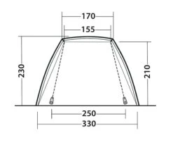 Outwell Woodcrest Drive Away Awning -Vango Shop 111167 woodcrest drawing other5