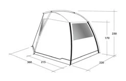 Outwell Woodcrest Drive Away Awning -Vango Shop 111167 woodcrest drawing perspective2