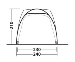 Outwell Beachcrest Drive Away Awning -Vango Shop 111238 beachcrest drawing other5