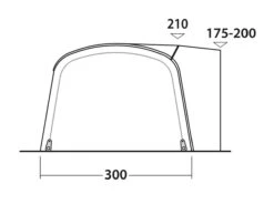 Outwell Blossburg 380 Air Drive Away Awning -Vango Shop 111242 blossburg 380 air drawing other4