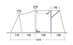 Outwell Blossburg 380 Air Drive Away Awning -Vango Shop 111242 blossburg 380 air drawing other5