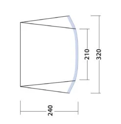 Outwell Touring Canopy Air -Vango Shop 111253 touring canopy air drawing floorplan3