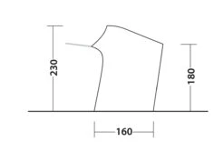 Outwell Lounge Tent Connector L (2023) -Vango Shop 111341 lounge tent connector l drawing other4