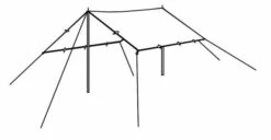 Robens Tarp 3m*3m -Vango Shop 130232 tarp 4 x 4 m drawing perspective 2 2