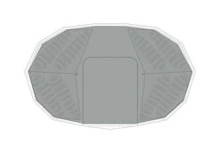Robens Klondike Twin Footprint -Vango Shop 190082 footprint klondike twin drawing perspective2
