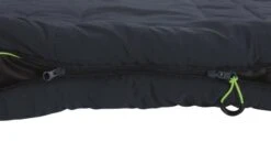 Outwell Camper Lux "L" Sleeping Bag Deep Blue (2023) -Vango Shop 230392 camper lux left side zipper feature photo2
