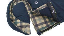 Outwell Camper Lux "R" Sleeping Bag Deep Blue (2023) 12 Outwell Camper Lux "R" Sleeping Bag Deep Blue (2023) -Vango Shop 230393 camper lux right side zipper feature photo4