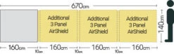 Quest Falcon Airshield 160 - 1 Panel Extension (2022) -Vango Shop a1039 7 midsize