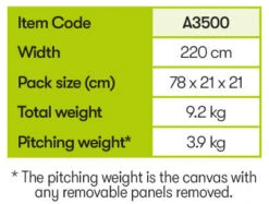 Quest Falcon 220 Poled Porch Caravan Awning (2022) -Vango Shop a3500 10 midsize