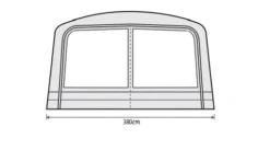 Outdoor Revolution Airedale 6.0s / 6.0se Front Porch Extension 12 Outdoor Revolution Airedale 6.0s / 6.0se Front Porch Extension -Vango Shop airedale 6s se front porch extension fp 2