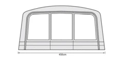 Outdoor Revolution Airedale 7.0se / 9.0se Front Porch Extension -Vango Shop airedale 7se 9se front porch extension floorplan 2