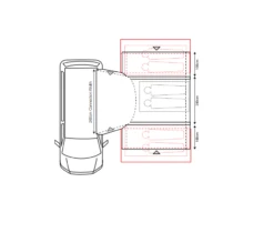 Outdoor Revolution Cayman Combo PC Air Mid Awning (210-255cm) 13 Outdoor Revolution Cayman Combo PC Air Mid Awning (210-255cm) -Vango Shop cayman combo floor 1