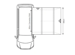 Outdoor Revolution Cayman Cona Air Driveaway Awning Low (2022) -Vango Shop cayman cona air 1