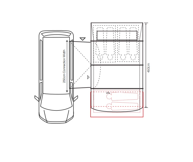 Outdoor Revolution Cayman Curl XLE F/G Low Awning (180-210cm) 6 Outdoor Revolution Cayman Curl XLE F/G Low Awning (180-210cm) - Image 4