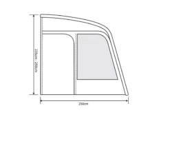 Outdoor Revolution Eden Air 390 Caravan Awning (2022) -Vango Shop eden air 390 floor2