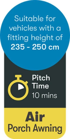 Westfield Travel Smart Lynx 200 Air Caravan Awning (2022) -Vango Shop lynx 9 midsize