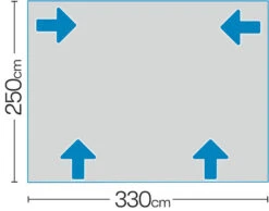 Westfield Mars 330 Motorhome Fixed Air Awning (245 - 260cm) 24 Westfield Mars 330 Motorhome Fixed Air Awning (245 - 260cm) -Vango Shop mars 7 midsize