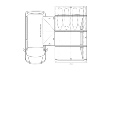 Outdoor Revolution Movelite EURO T4E Lowline Awning (180-220cm) -Vango Shop movelite t4e floor1 pe 2 1
