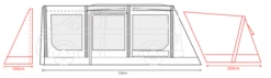 Outdoor Revolution Movelite T4E Lowline Awning (180-220cm) (2023) -Vango Shop movelite t4e floor3 pe 2