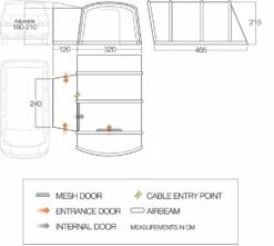 Vango Airbeam Vango Galli III Low Airaway Awning (2022) 14 Vango Airbeam Vango Galli III Low Airaway Awning (2022) -Vango Shop vango 2019 awnings floorplan galli low