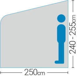 Westfield Vega 330 Performance Air Porch Awning (240 - 255cm) -Vango Shop vega 6 midsize