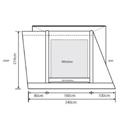 Outdoor Revolution Voyager Air Drive Away Awning (180-240cm) -Vango Shop voyager1